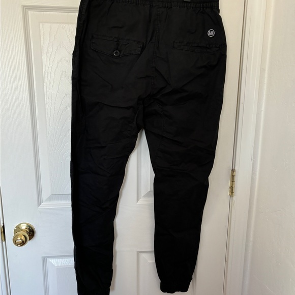 Men’s Hyper Denim Black Drawstring Pants Size Medium - Picture 2 of 6